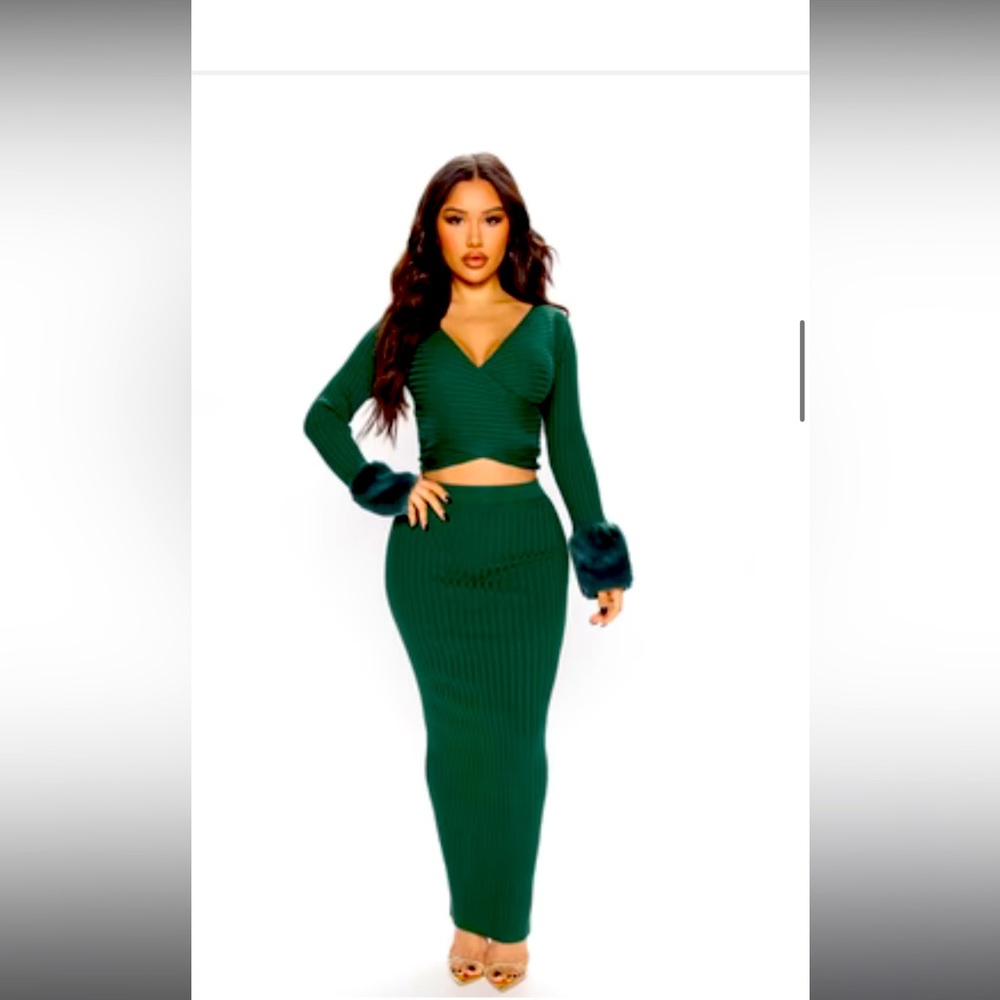 Gorgeous in green 2 piece set